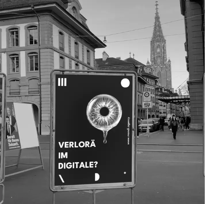 Illustration d'une agence d'application mobile à Berne