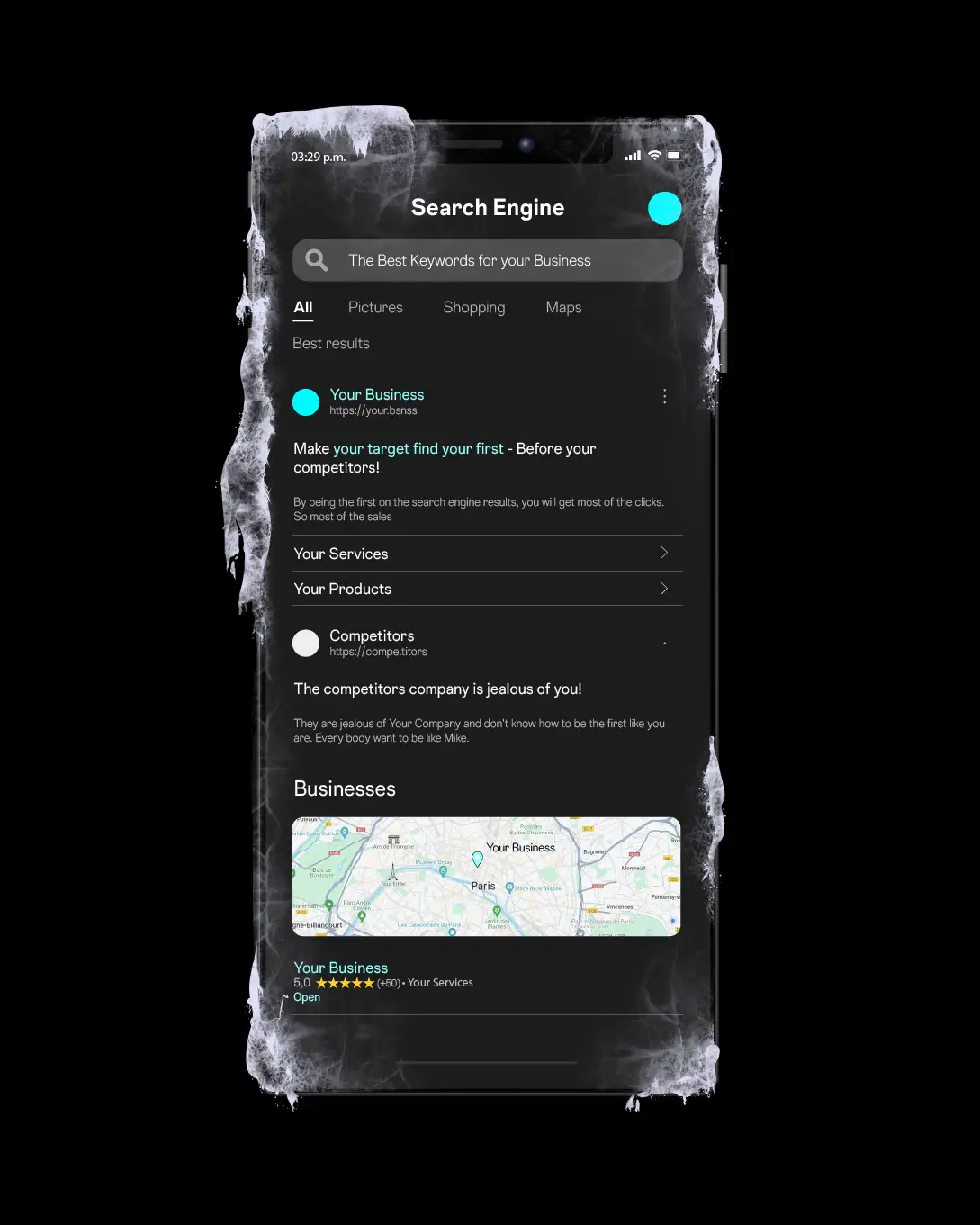 Website Ranking First auf Google
